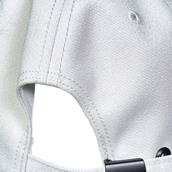 Men's Y3 Adidas Yohji Yamamoto Logo Strapback Hat Light Gray - Picture 4 of 4